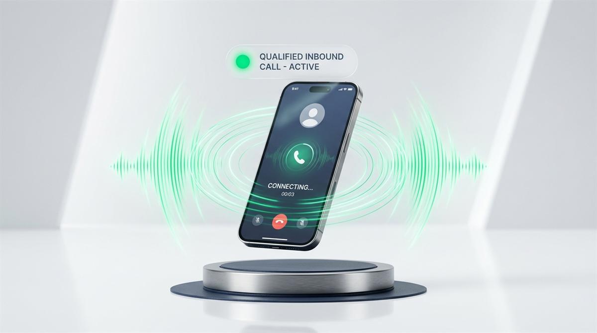 dedicated service landing pages turning web visitors into inbound inquiries 3d render